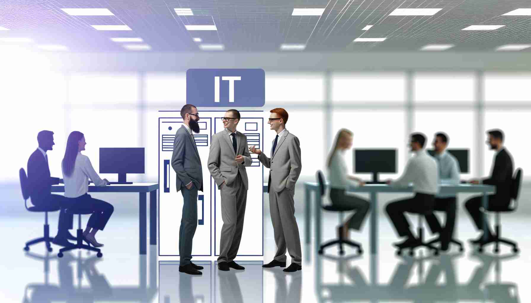 Comparison between outsourced IT services and an in-house IT department, highlighting pros and cons for businesses.