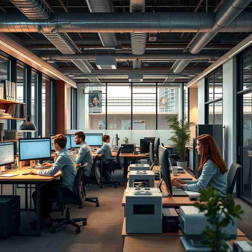 loud printing setup with business users printing from different locations