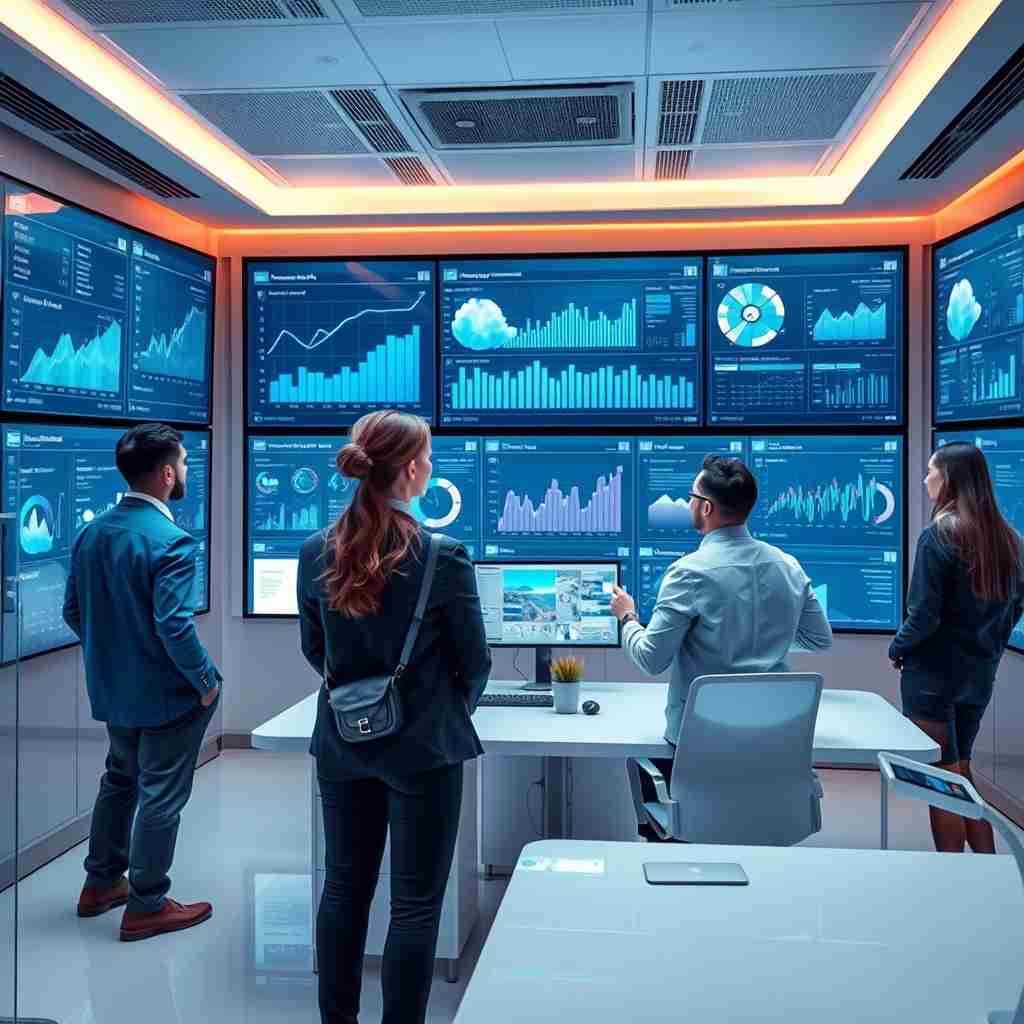 IT-manager bekijkt cloudkosten en optimalisatiestrategieën op laptop
