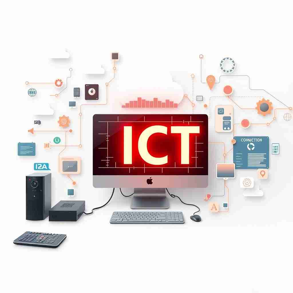 Een afbeelding die laat zien Wat is ICT? Uitleg in Begrijpelijke Taal